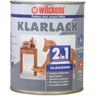 Wilckens 2in1 Klarlack transparent glänzend 750 ml