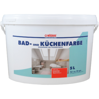 Wilckens Bad- und Küchenfarbe mattweiß 5 l