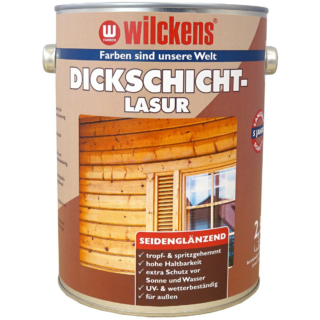 Wilckens Dickschichtlasur farblos seidenglänzend 2,5 l