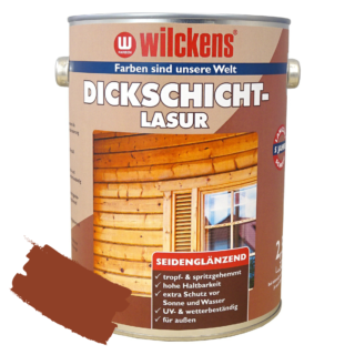 Wilckens Dickschichtlasur mahagonifarbend seidenglänzend 2,5 l