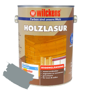 Wilckens Holzlasur LF silbergrau seidenglänzend 2,5 l