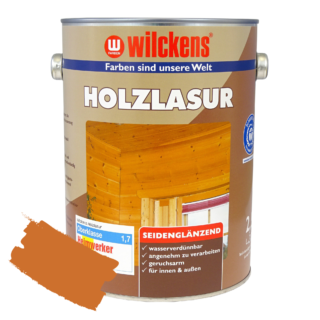 Wilckens Holzlasur LF teakholzfarbend seidenglänzend 2,6 l
