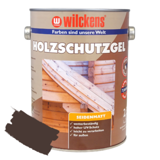 Wilckens Holzschutzgel palisanderfarben seidenmatt 2,5 l