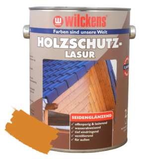 Wilckens Holzschutzlasur kieferfarbend seidenglänzend 2,5 l