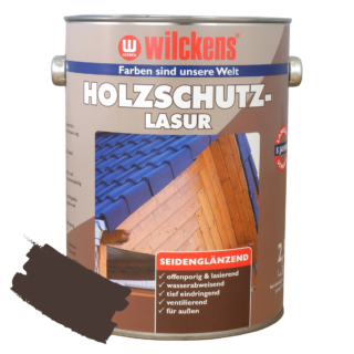 Wilckens Holzschutzlasur palisanderfarbend seidenglänzend 2,5 l
