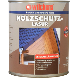 Wilckens Holzschutzlasur teakfarben seidenglänzend 2,5 l
