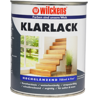 Wilckens Klarlack transparent hochglänzend 750 ml