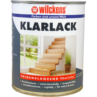 Wilckens Klarlack transparent seidenglänzend 750 ml