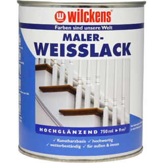 Wilckens Maler Weißlack hochglänzend 750 ml