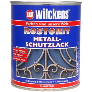 Wilckens Metallschutzlack 'Rostorit' reinweiß glänzend 750 ml