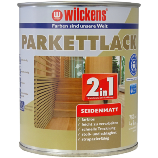 Wilckens Parkettlack transparent seidenmatt 750 ml