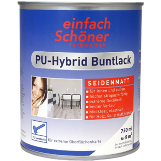Wilckens PU-Hybrid Buntlack reinweiß seidenmatt 750 ml