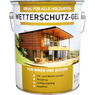 Wilckens Wetterschutz-Gel nussbaumfarben 5 l