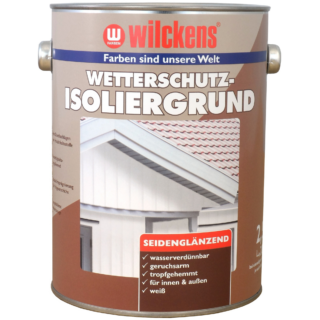 Wilckens Wetterschutz-Isoliergrund weiß 2,5 l