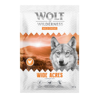 Wolf of Wilderness Hühnerfüße "Wide Acres" - 3 x 60 g