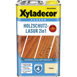 Xyladecor 2in1 Holzschutzlasur transparent 2,5 l