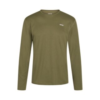 Zebdia Sports Herren Langarmshirt Gr. L Grün – Atmungsaktiv, bequem für Lauftraining und Fitness