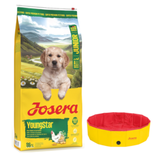 10 kg / 12,5 kg Josera + Ø 120 x H 30 cm Hundepool Pet gratis! - YoungStar 12,5 kg