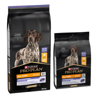 16 kg Pro Plan + 3 kg Trokenfutter / 12 x 400 g Nassfutter gratis! - 16 + 3 kg All Size Adult Protein & Energy
