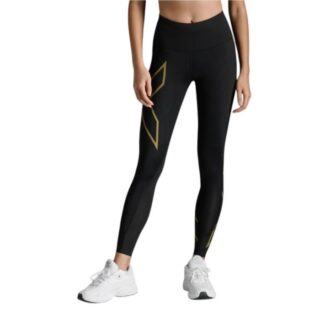 2XU Light Speed Mid-Rise Compression Tights Gr. MT Schwarz Damen