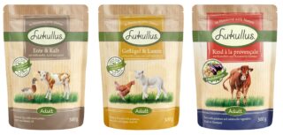 6 x 300 g Lukullus Naturkost Adult getreidefreier Probiermix - Mixpaket (3 Sorten)