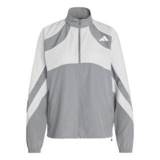 adidas Adizero A Jacket Gr. L Grau Damen