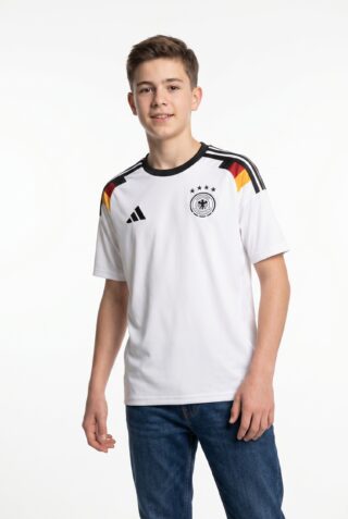 adidas Performance Fußballtrikot "DEUTSCHLAND 26 KIDS FAN-HEIMTRIKOT" für Kinder, mit Deutschland WM 2026 Fan Trikot, ohne Verschluss