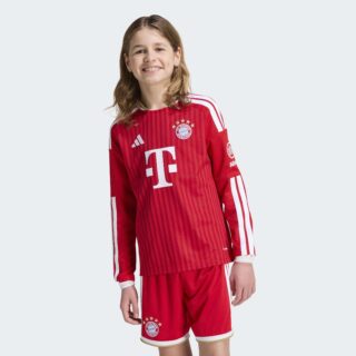 adidas Performance Fußballtrikot "FC BAYERN MÜNCHEN 26/27 KIDS HEIMTRIKOT, LANGÄRMELIG" für Kinder, mit Climacool Technologie, mit Rundhalsausschnitt