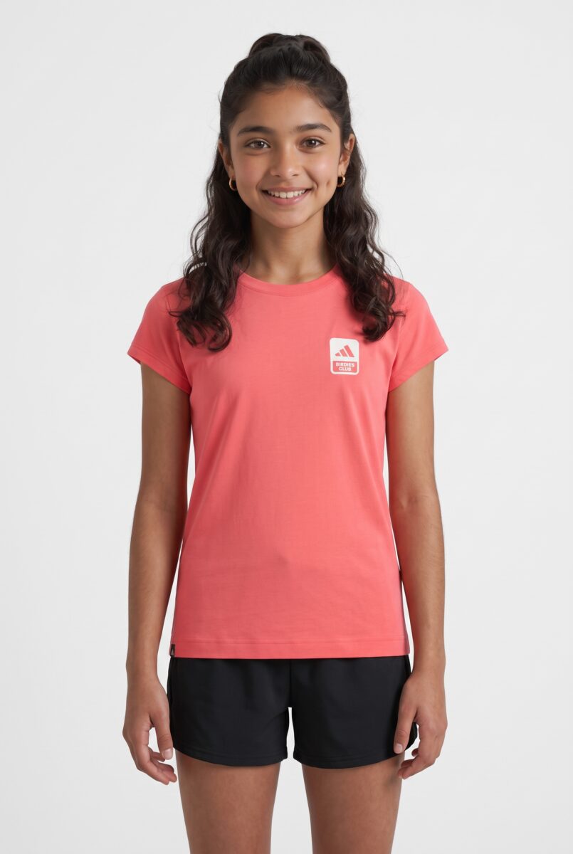 adidas Performance T-Shirt "BIRDIS CLUB KIDS" für Kinder, sportlicher Stil, ohne Verschluss, aus Baumwolle