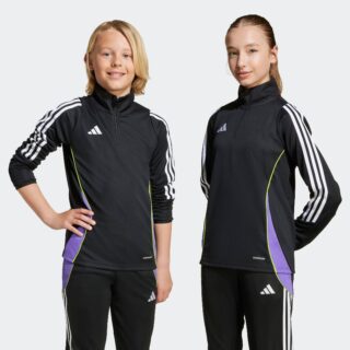 adidas Performance Trainingsshirt "TIRO 24 KIDS TRAININGSOBERTEIL" schmaler Schnitt, mit Reißverschluss, atmungsaktiv
