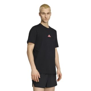 adidas Running Slogan Graphic SS Tee Gr. S Weiß Herren