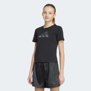 adidas Sportswear "SATIN" für Kinder, mit Rundhalsausschnitt, ohne Verschluss, aus Baumwolle