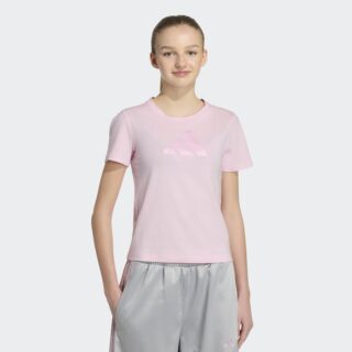 adidas Sportswear "SATIN" für Kinder, mit Rundhalsausschnitt, ohne Verschluss, aus Baumwolle