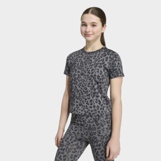 adidas Sportswear T-Shirt "SAISONALES SPORT-, ANIMALPRINT" für Kinder, mit Rundhalsausschnitt, ohne Verschluss, aus Polyester