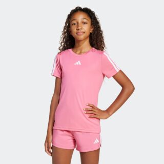 adidas Sportswear T-Shirt "TRAINING ESSENTIALS 3-STREIFEN KIDS" für Kinder, Kurzarm, ohne Verschluss, mit Climacool Technologie