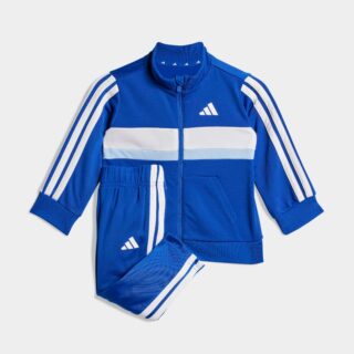 adidas Sportswear Trainingsanzug "SEASONAL ESSENTIALS TIBERIO 3-STREIFEN TRICOT KIDS" 2 Stk. für Babys, 2-teilig, sportlicher Stil, aus Polyester