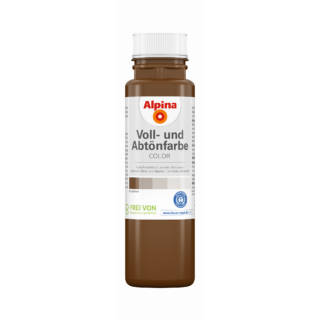 Alpina Voll- und Abtönfarbe 'Candy Brown' braun 250 ml