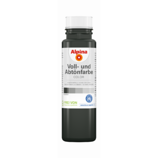 Alpina Voll- und Abtönfarbe 'Dark Grey' grau 250 ml