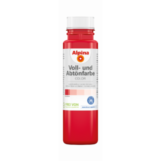 Alpina Voll- und Abtönfarbe 'Fire Red' rot 250 ml
