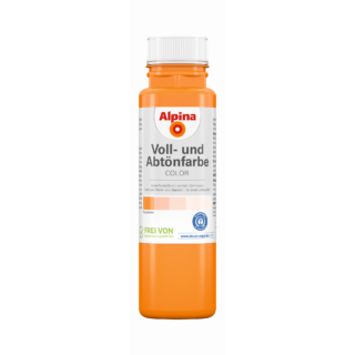 Alpina Voll- und Abtönfarbe 'Fresh Orange' orange 250 ml