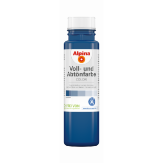 Alpina Voll- und Abtönfarbe 'Mystery Blue' blau 250 ml
