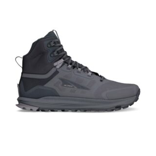 Altra Lone Peak 9 WP Mid Stiefel 44 - Schwarz/Grau für Wanderungen und Trailrunning mit optimaler Unterstützung