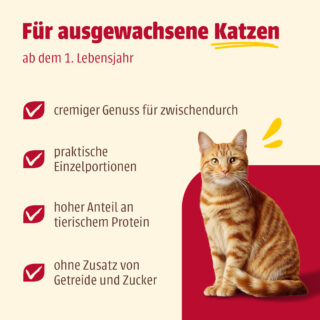 animonda Carny Adult Creamy - Sparpaket 24 x 16 g Ente & Taurin