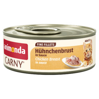 animonda Carny Adult Fine Fillets in Soße 12 x 60 g - Hühnchenbrust