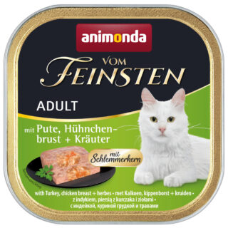 animonda vom Feinsten Adult mit Schlemmerkern 6 x 100 g - Huhn, Rindfleisch & Karotten