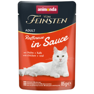 animonda vom Feinsten Adult Raffinesse in Sauce 24 x 85 g - mit Huhn & Truthahn