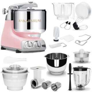 Ankarsrum Küchenmaschine Assistent Original 6230 Cloudy Pink Sommer-Paket