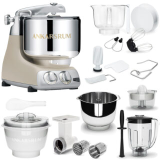 Ankarsrum Küchenmaschine Assistent Original 6230 Harmony Beige Sommer-Paket
