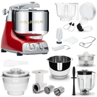 Ankarsrum Küchenmaschine Assistent Original 6230 Red Metallic Sommer-Paket