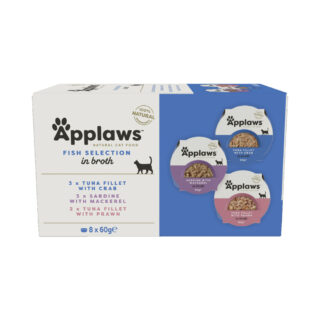 Applaws Cat Pot Probierpack 8 x 60 g - Hühnchenauswahl